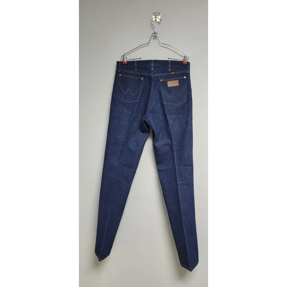 Vintage Wrangler 13MWZ Blue Denim Jeans USA Made 34x36 LM8-A989-002 Mens
